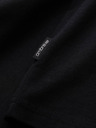 Ombre Clothing Fekete férfi v-nyakú alap póló Ombre Clothing