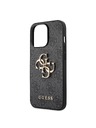 Guess Guess PU 4G fém logós hátsó borító iPhone 13 Pro Max szürke modellhez