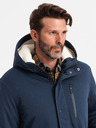Ombre Clothing Férfi hosszú parka kabát Ombre Clothing