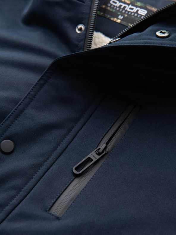 Ombre Clothing Férfi hosszú parka kabát Ombre Clothing