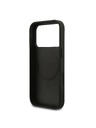Guess Guess PU Leather 4G Colored Ring MagSafe Hátlap iPhone 17 Pro-hoz Black