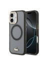 Lacoste Lacoste PC/TPU Frosted Finish Gold Logo MagSafe Hátsó Tok iPhone 17-hez Black