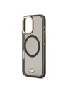 Lacoste Lacoste PC/TPU Frosted Finish Gold Logo MagSafe Hátsó Tok iPhone 17-hez Black