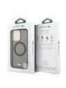 Lacoste Lacoste PC/TPU Frosted Finish Gold Logo MagSafe Hátsó Tok iPhone 17-hez Black