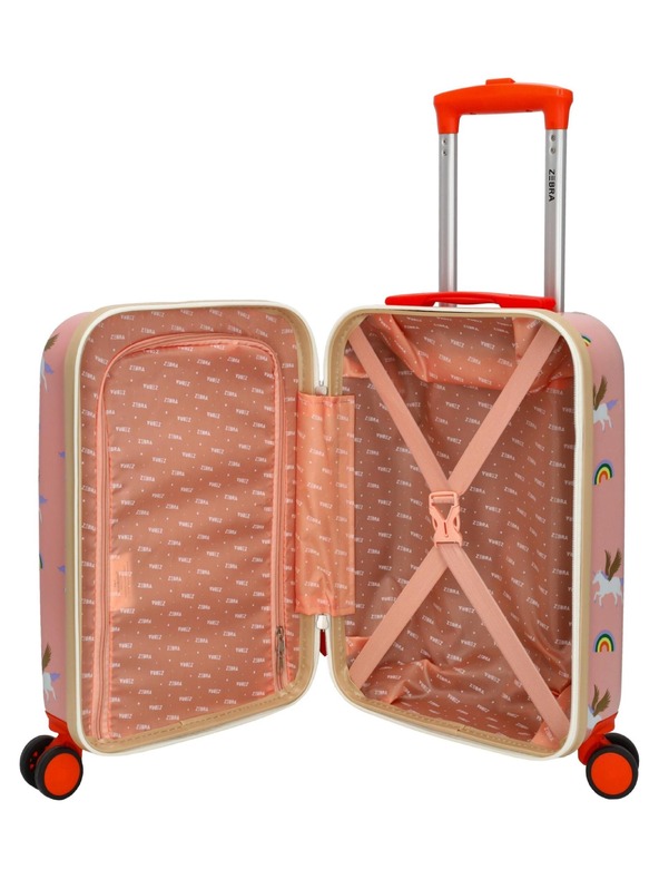 Zebra Trends Gyermek koffert Zebra Adventurer 21492 Pink