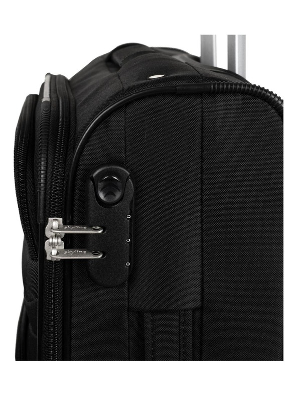 Skyline Utazókoffert Skyline Orlando 4w S Black