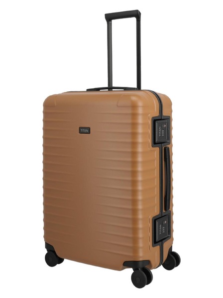 Titan Utazókoffert Titan Overseas M plus Canyon bronze