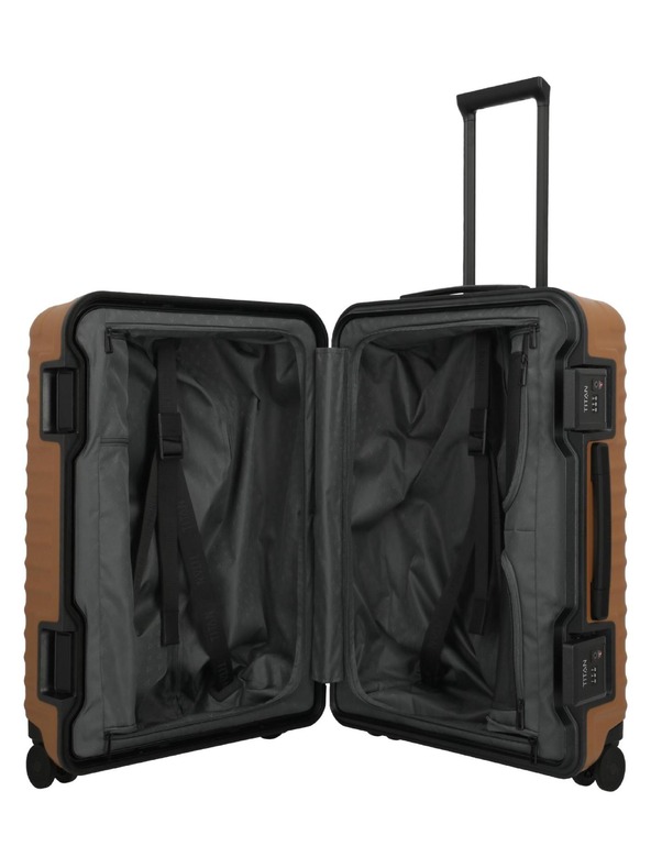 Titan Utazókoffert Titan Overseas M plus Canyon bronze