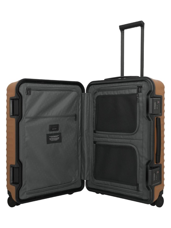 Titan Utazókoffert Titan Overseas M plus Canyon bronze