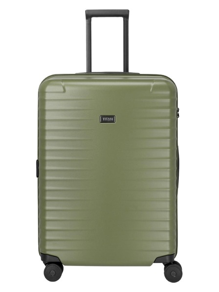 Titan Utazási bőrönd Titan Upgrade M plus Forest green