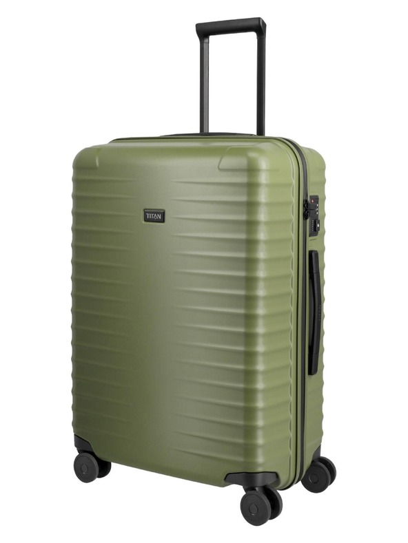 Titan Utazási bőrönd Titan Upgrade M plus Forest green