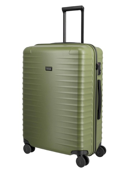 Titan Utazási bőrönd Titan Upgrade M plus Forest green