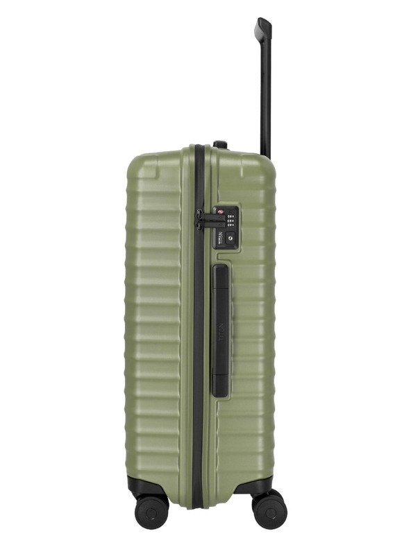 Titan Utazási bőrönd Titan Upgrade M plus Forest green