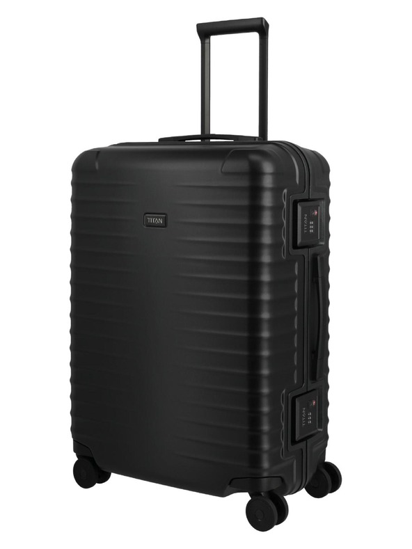 Titan Utazási bőrönd Titan Overseas M plus Nightshade black