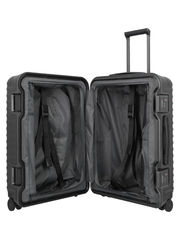 Titan Utazási bőrönd Titan Overseas M plus Nightshade black