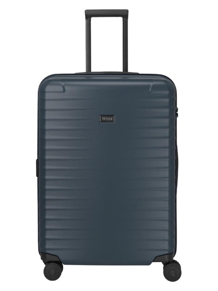 Titan Utazási bőrönd Titan Upgrade M plus Midnight blue