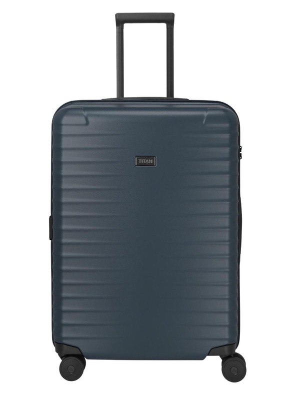 Titan Utazási bőrönd Titan Upgrade M plus Midnight blue