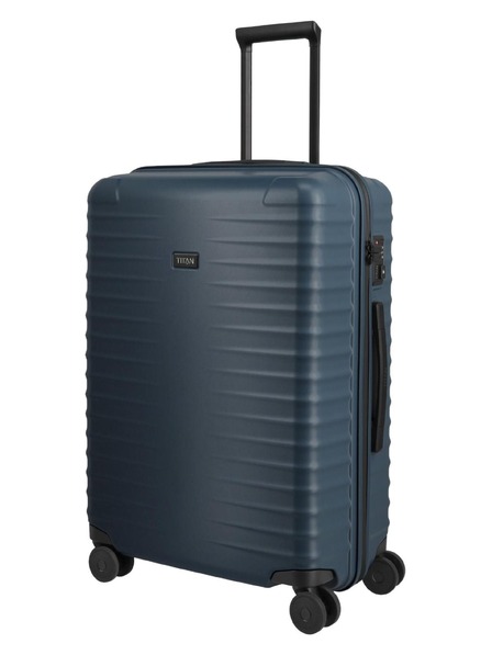 Titan Utazási bőrönd Titan Upgrade M plus Midnight blue