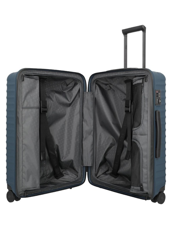Titan Utazási bőrönd Titan Upgrade M plus Midnight blue