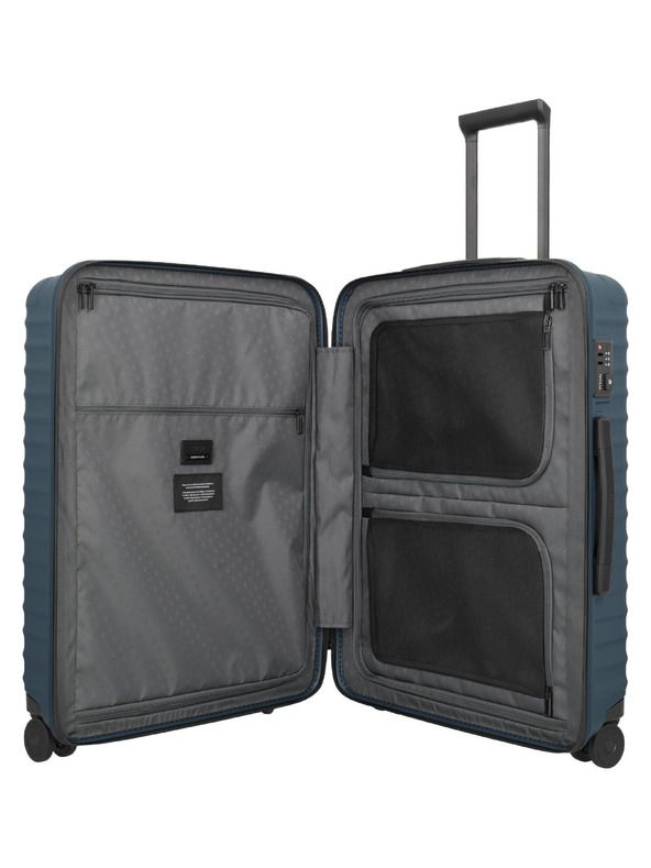 Titan Utazási bőrönd Titan Upgrade M plus Midnight blue