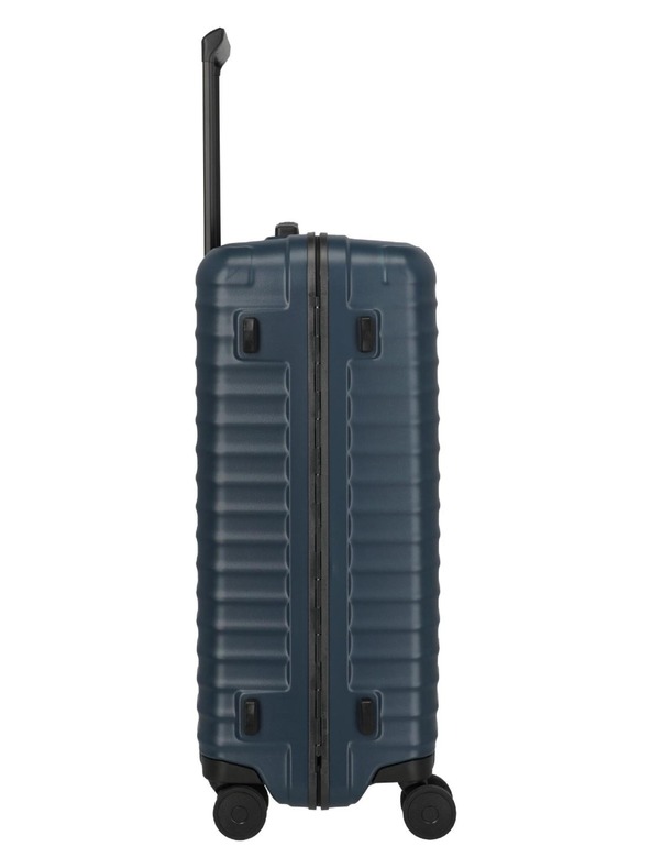 Titan Utazási bőrönd Titan Overseas M plus Midnight blue