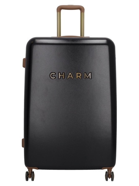 Charm London Utazási bőrönd Charm London Capetown L Black