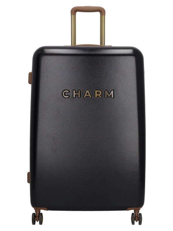 Charm London Utazási bőrönd Charm London Capetown L Black