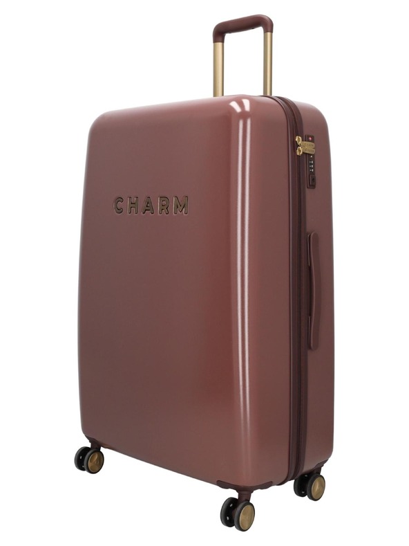 Charm London Utazási bőrönd Charm London Capetown L Burgundy