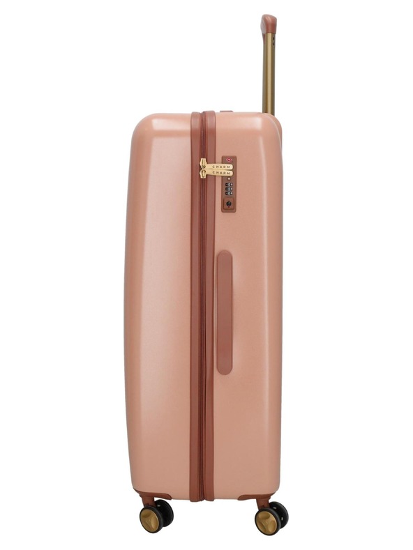 Charm London Utazási bőrönd Charm London Capetown L Pink