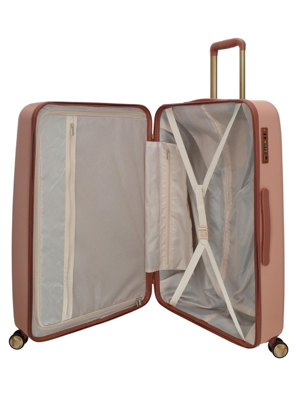 Charm London Utazási bőrönd Charm London Capetown L Pink
