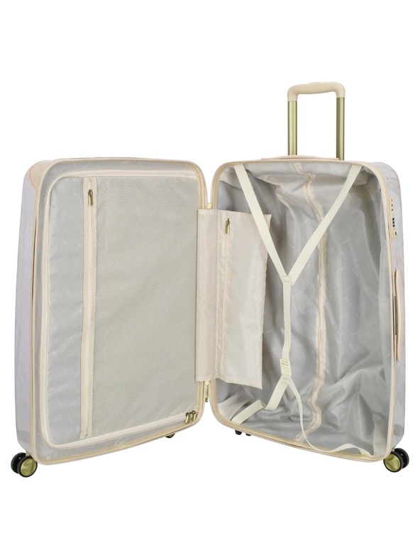Charm London Utazási bőrönd Charm London 23169 L Cream