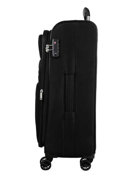 Skyline Utazási bőrönd Skyline Orlando 4w L Black