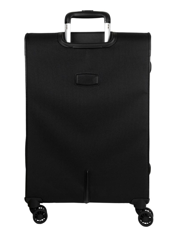 Skyline Utazási bőrönd Skyline Orlando 4w L Black