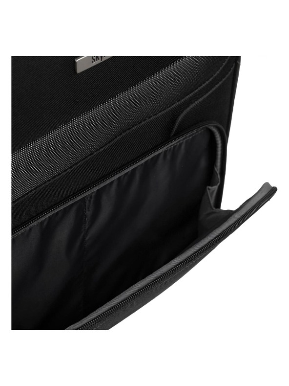 Skyline Utazási bőrönd Skyline Orlando 4w L Black
