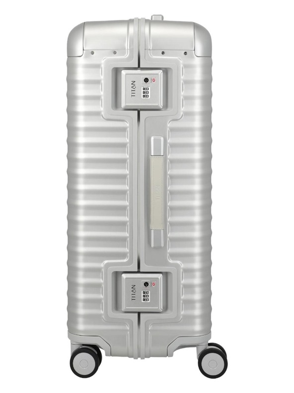 Titan Utazási bőrönd Titan Eternity L Silver