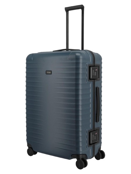 Titan Utazási bőrönd Titan Overseas L Midnight blue