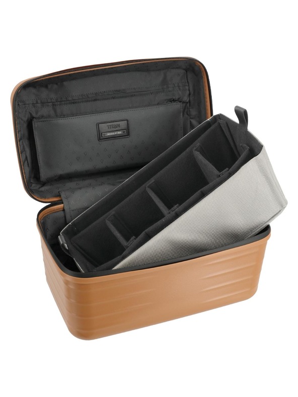 Titan Kozmetikai táska Titan Upgrade Beautycase Canyon bronze