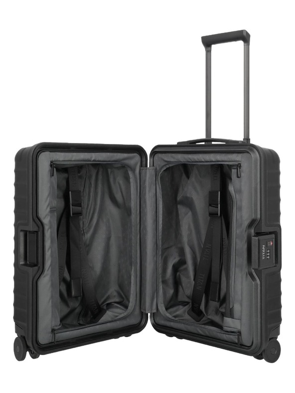 Titan Utazási bőrönd Titan Overseas S23 Nightshade black