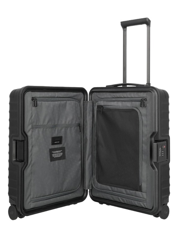 Titan Utazási bőrönd Titan Overseas S23 Nightshade black