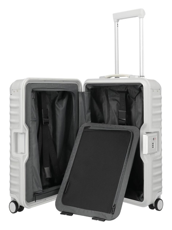 Titan Utazási bőrönd Titan Eternity S23 Silver