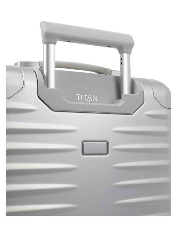 Titan Utazási bőrönd Titan Eternity S23 Silver