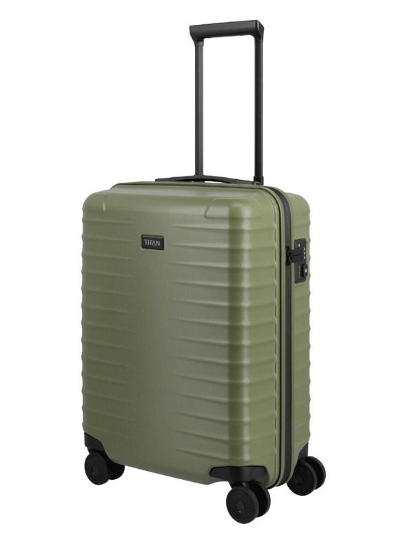 Titan Utazási bőrönd Titan Upgrade S23 Forest green