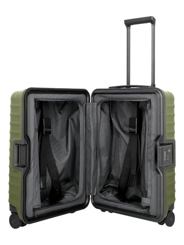 Titan Utazási bőrönd Titan Overseas S23 Forest green
