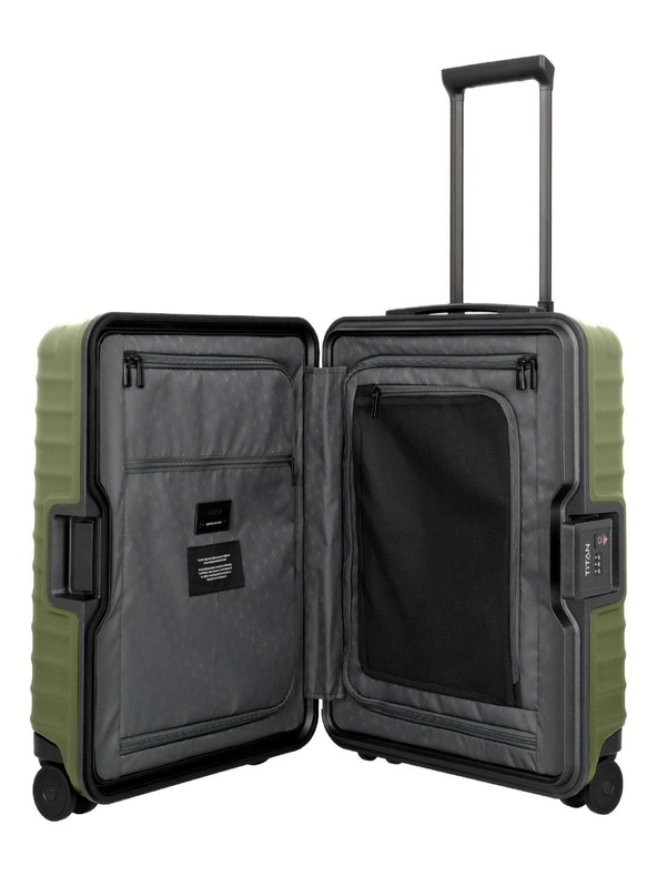 Titan Utazási bőrönd Titan Overseas S23 Forest green