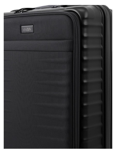 Titan Utazási bőrönd Titan Upgrade S23 Front pocket Nightshade black