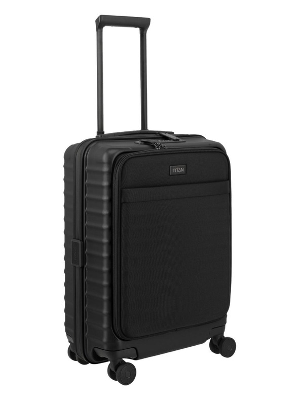 Titan Utazási bőrönd Titan Upgrade S23 Front pocket Nightshade black