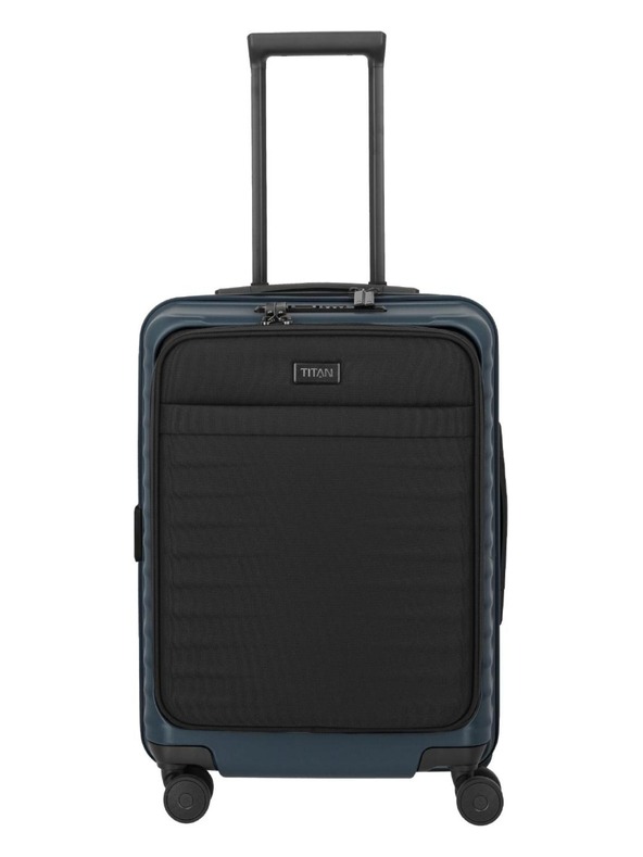 Titan Utazási bőrönd Titan Upgrade S23 Front pocket Midnight blue