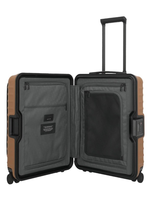 Titan Utazási bőrönd Titan Overseas S Front pocket Canyon bronze