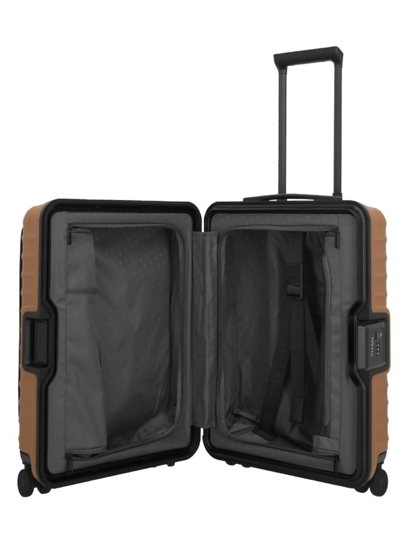 Titan Utazási bőrönd Titan Overseas S Front pocket Canyon bronze