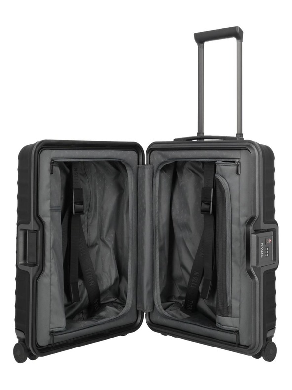Titan Utazási bőrönd Titan Overseas S20 Nightshade black